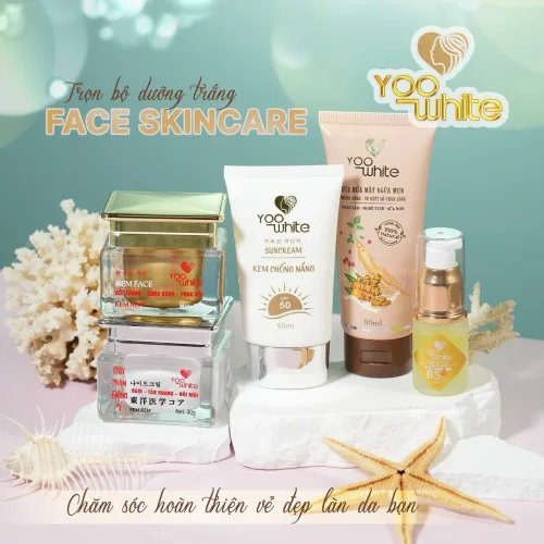 Trọn bộ nám tàn nhang siêu trắng nhà Yoo White