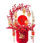 Trụ Đông Đào Chữ C - Chậu Đào Đông Trang Trí Tết