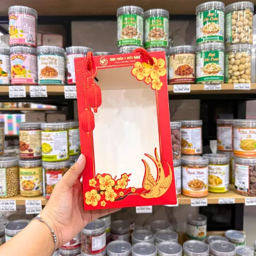Túi Giấy Đỏ Đựng Quà Tết