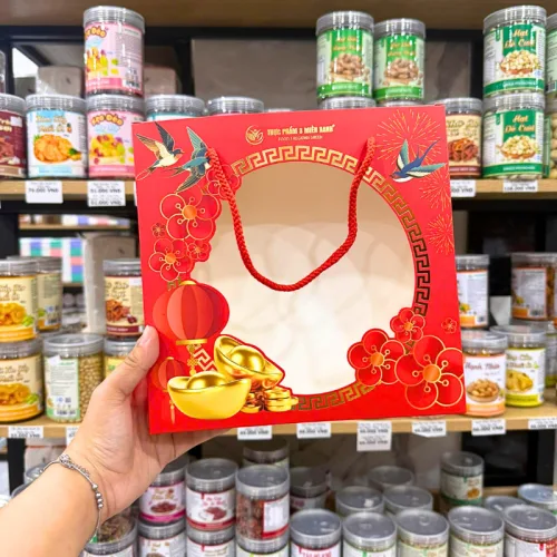 Túi Giấy Đỏ Đựng Quà Tết