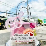 Túi Quà Tặng 8-3 Sữa Tắm Nước Hoa Charme Chance Hồng 250ml + Nước Hoa Charme Chance (Có Đèn Chớp)