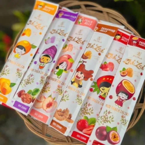 Túi Thạch Rau Câu Zai Zai Đức Hạnh Mix Vị 1kg