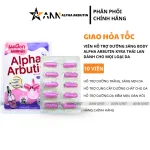 Túi Viên Bột Kích Trắng Body Alpha Arbutin 3 Plus+ Thái Lan Màu Tím