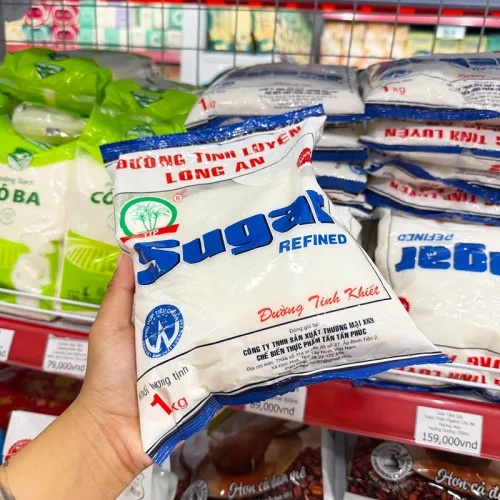 Đường Cát Trắng Long An Sugar - Đường Tinh Luyện 1kg