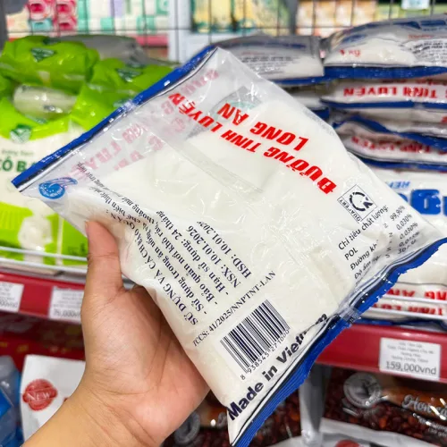 Đường Cát Trắng Long An Sugar - Đường Tinh Luyện 1kg
