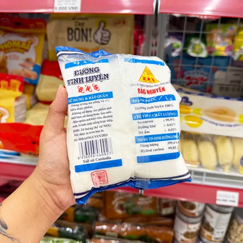 Đường Tinh Luyện Bảo Nguyên - Đường Cát Trắng 500g
