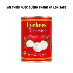 Vải Thiều Nước Đường Thanh Hà Lon 565g
