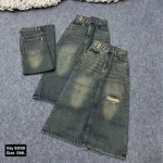 Váy Suông Dài - Váy Jeans Nữ - Váy Nữ Thắt Nơ - Quần Suông Dài - Quần Bí Ngô - Chất Liệu Vải Đẹp Dày Mềm Không Co Giãn Mặc Bền Đẹp (Nhiều Mẫu)