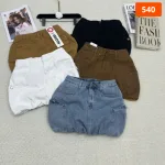 Váy Suông Dài - Váy Jeans Nữ - Váy Nữ Thắt Nơ - Quần Suông Dài - Quần Bí Ngô - Chất Liệu Vải Đẹp Dày Mềm Không Co Giãn Mặc Bền Đẹp (Nhiều Mẫu)