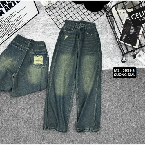 Váy Suông Dài - Váy Jeans Nữ - Váy Nữ Thắt Nơ - Quần Suông Dài - Quần Bí Ngô - Chất Liệu Vải Đẹp Dày Mềm Không Co Giãn Mặc Bền Đẹp (Nhiều Mẫu)