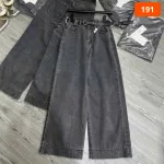 Váy Suông Dài - Váy Jeans Nữ - Váy Nữ Thắt Nơ - Quần Suông Dài - Quần Bí Ngô - Chất Liệu Vải Đẹp Dày Mềm Không Co Giãn Mặc Bền Đẹp (Nhiều Mẫu)