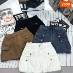 Váy Suông Dài - Váy Jeans Nữ Túi Kiểu Chất Liệu Vải Đẹp Dày Mềm Không Co Giãn Mặc Bền Đẹp