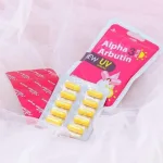 Viên Bột Kích Trắng Body Kyra Alpha Arbutin 3 Plus+ Thái Lan Hỗ Trợ Chống Nắng- Túi 10 Viên
