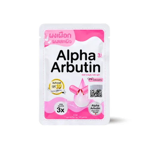 Viên Bột Kích Trắng Body Kyra Alpha Arbutin 3 Plus+ Thái Lan - Túi 10 Viên