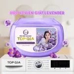 Viên Giặt Top Gia Hương Lavender - Hộp 40 Viên Giặt Quần Áo