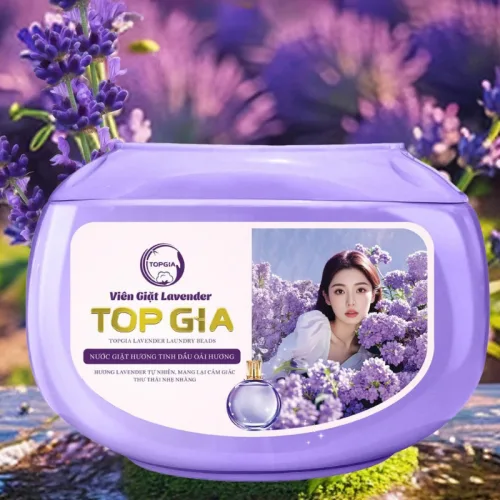 Viên Giặt Top Gia Hương Lavender - Hộp 40 Viên Giặt Quần Áo