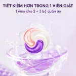Viên Giặt Top Gia Hương Lavender - Hộp 40 Viên Giặt Quần Áo