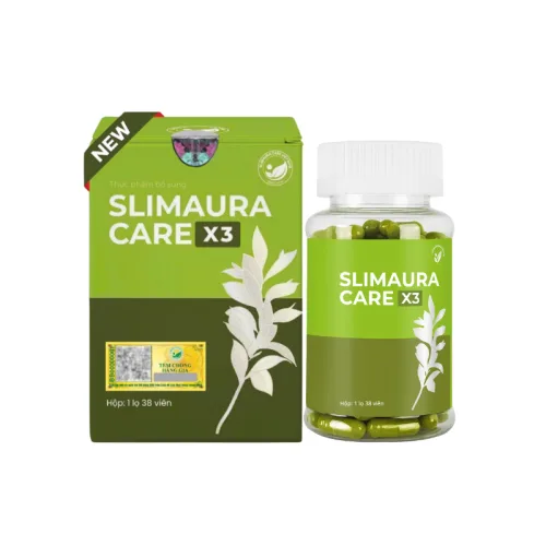 Viên Uống Giảm Cân Giữ Dáng Slimaura Care x3 1 Lọ 38 Viên