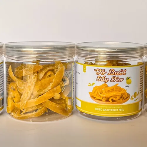 Vỏ Bưởi Sấy Dẻo Thơm Ngon 150g Hộp