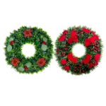 Vòng Nguyệt Quế Noel - Trang Trí Giáng Sinh Tường Cửa - 2 Mẫu Cơ Bản Size 38cm