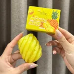 Xà Bông Tắm Trắng Body Khóm Bubble Soap 65g & Bưởi Vita Soap 85g Le Peau - Combo 2 (1 Khóm + Tặng 1 Bưởi)