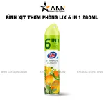 Xịt Thơm Phòng LIX 6 IN 1 Hương Cam Sả 280ml
