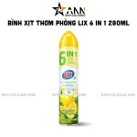 Xịt Thơm Phòng LIX 6 IN 1 Hương Chanh 280ml