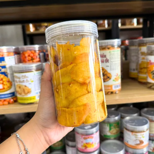 Xoài Sấy Dẻo Muối Ớt Thơm Ngon 400g - Hũ Pet