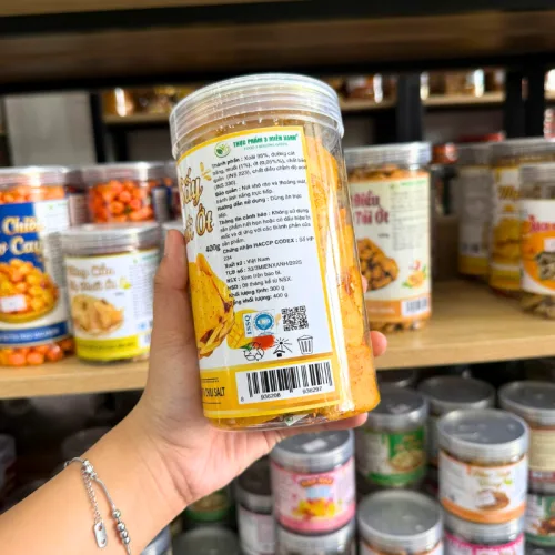 Xoài Sấy Dẻo Muối Ớt Thơm Ngon 400g - Hũ Pet