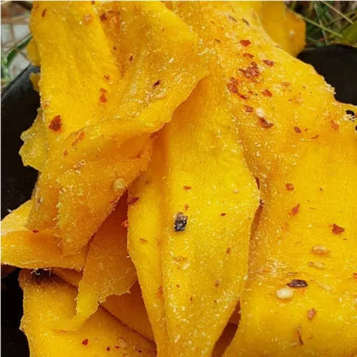 Xoài Sấy Dẻo Muối Ớt Túi Zip 500g
