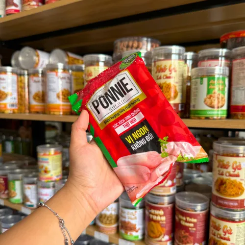 Xúc Xích Gói Dinh Dưỡng Thịt Heo Ponnie - Xúc Xích Ponnie 175g (5 Cây x 35g)