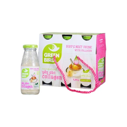 Yến Sào Collagen Green Bird Lốc 6 Chai 185ml