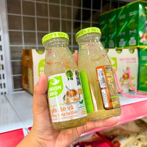 Yến Sào Đông Trùng Hạ Thảo Green Bird Lốc 6 Chai 185ml