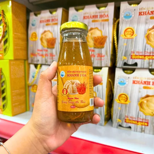 Yến Sào Suminest Khánh Hòa Đông Trùng Hạ Thảo 35% Lốc 4 Chai 180ml