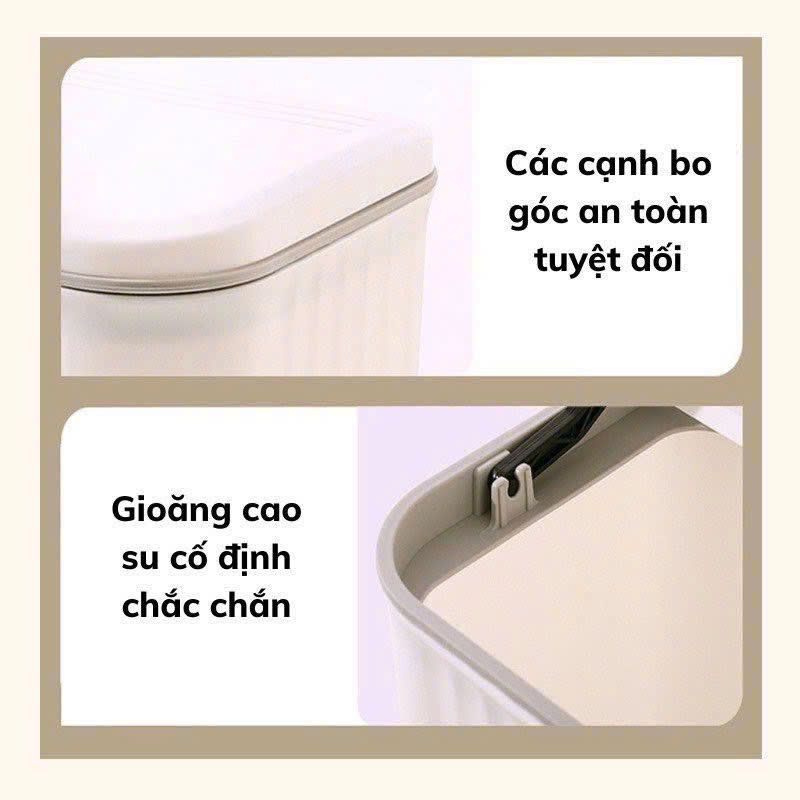Ảnh cận chi tiết viền bo và gioăng cố định