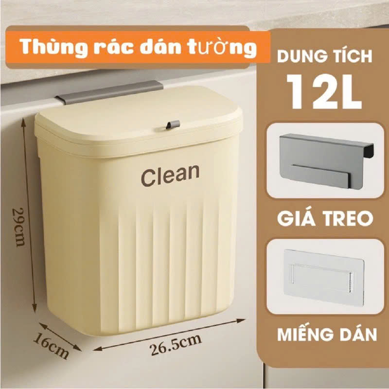 Ảnh cho thấy kiểu lắp treo và miếng dán đi kèm