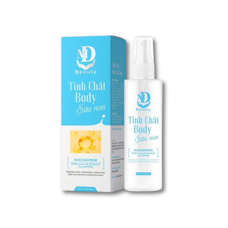Tinh Chất Body Sữa Non Niacinamide MD Beauty 180ml – một lựa chọn đáng tham khảo trong md beauty