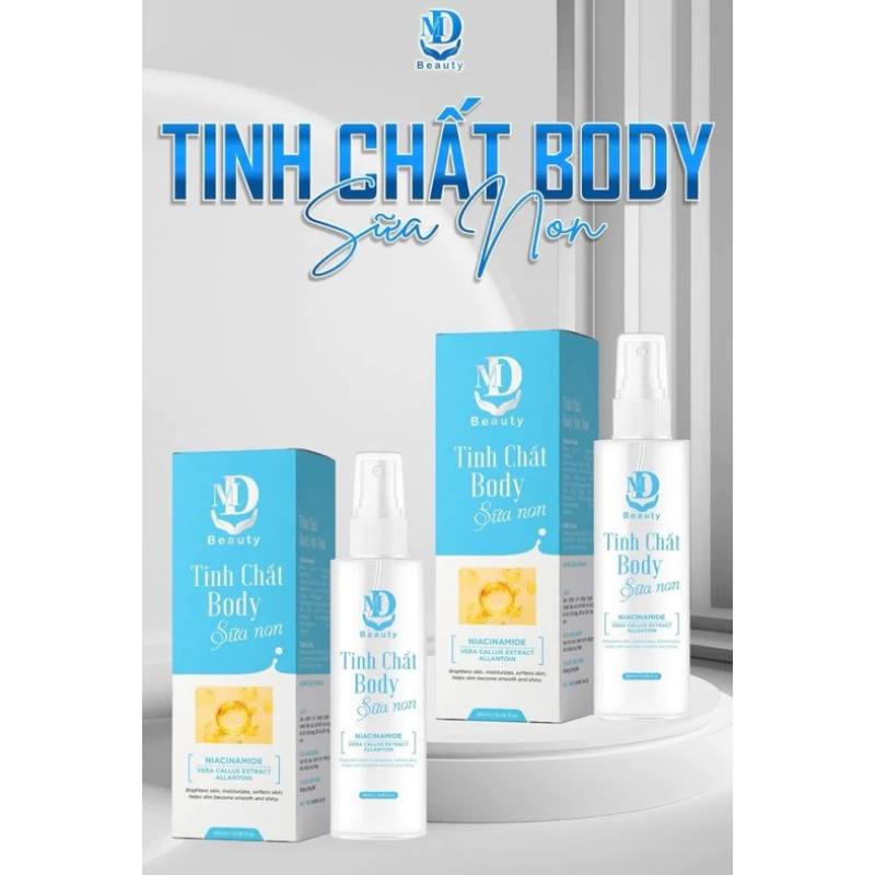 Tinh Chất Body Sữa Non Niacinamide MD Beauty 180ml