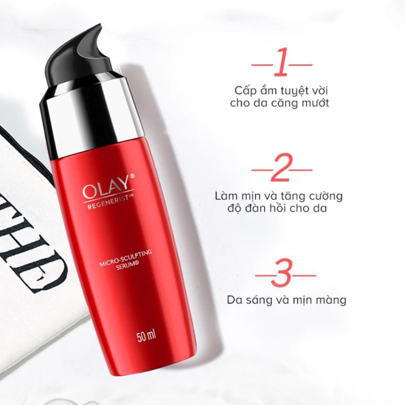 Minh họa các điểm nổi bật về cấp ẩm và làm mịn da