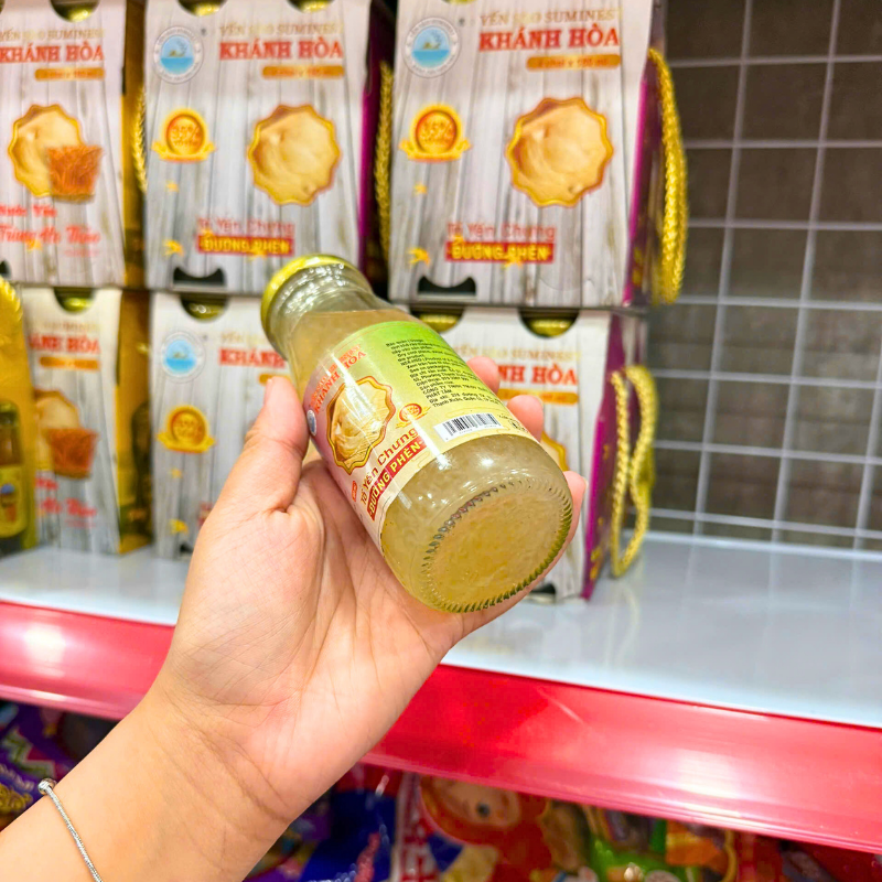 Tổ Yến Chưng Đường Phèn Suminest Khánh Hòa Lốc 4 Chai 180ml