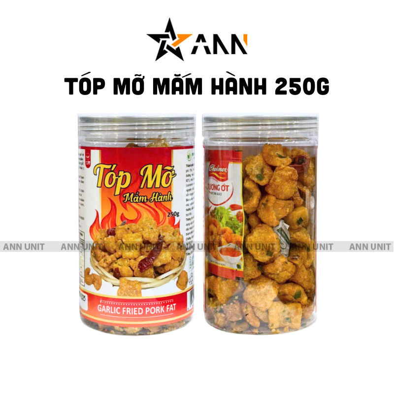 Tóp Mỡ Mắm Hành Thơm Ngon 250g Hộp PET