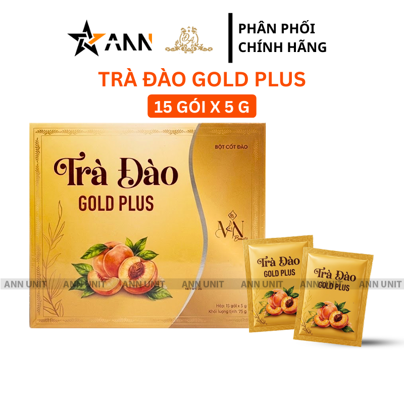 Hộp trà và gói lẻ với quy cách 15 gói x 5g