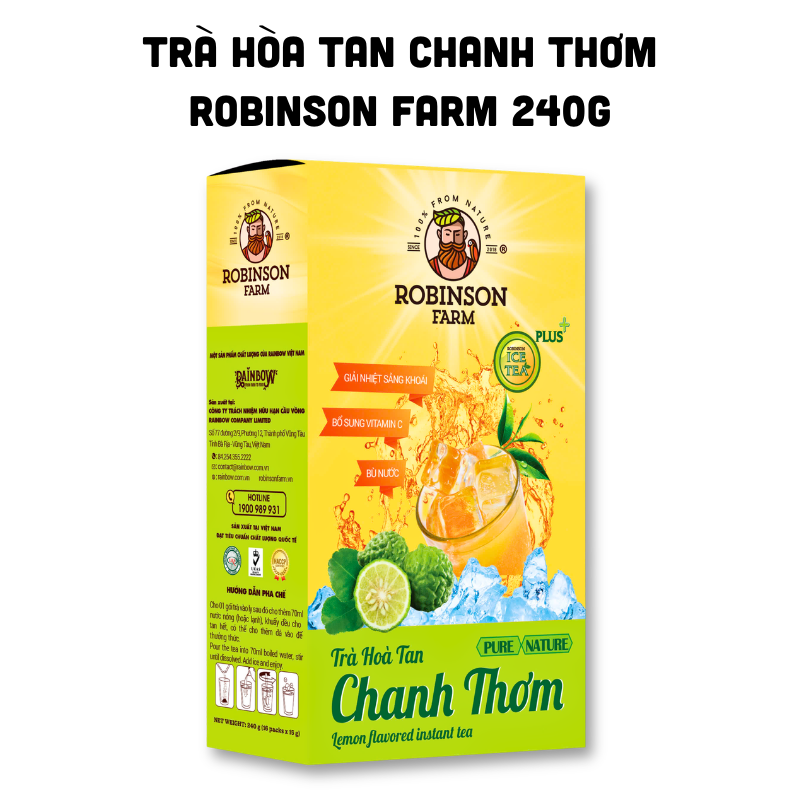 Trà Hòa Tan Robinson Farm Chanh Thơm 150g