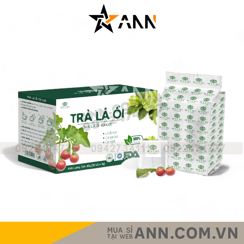 Trà Lá Ổi Mychi Hộp 30 gói