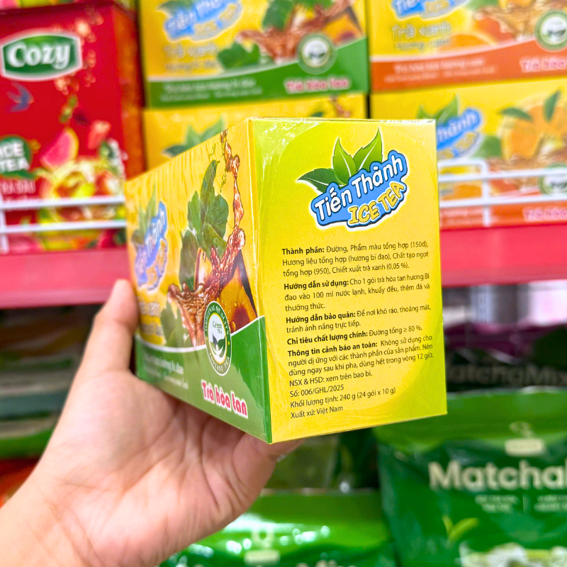 Trà Xanh Hòa Tan Tiến Thành Hương Bí Đao 240g