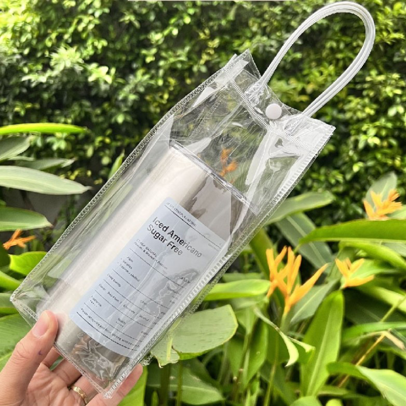 Túi đang đựng bình giữ nhiệt kích thước dài