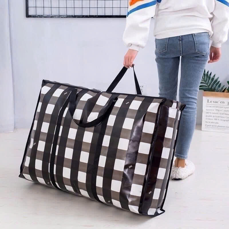 Túi Vải Bạt Đựng Chăn Màn Quần Áo Chống Nước Siêu Bền 80cm