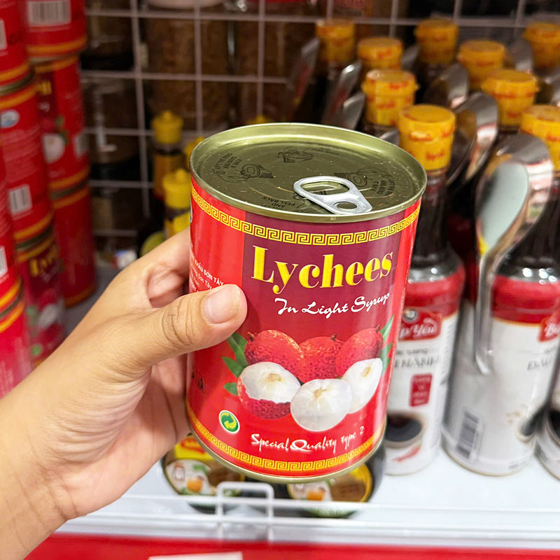 Vải Thiều Nước Đường Thanh Hà Lon 565g