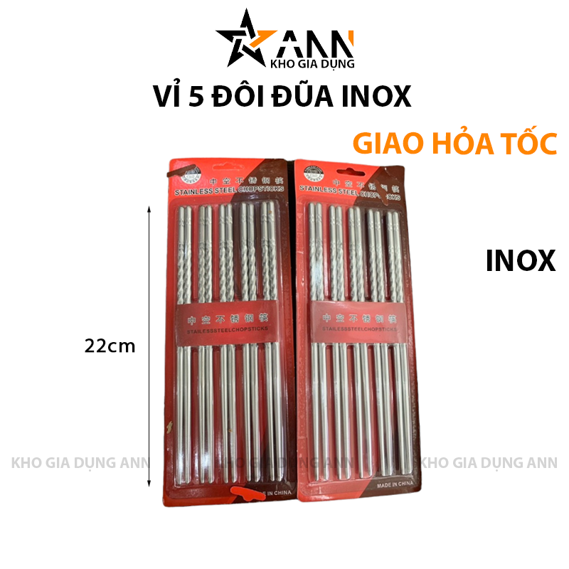 Hình sản phẩm vỉ 5 đôi kích thước 22cm