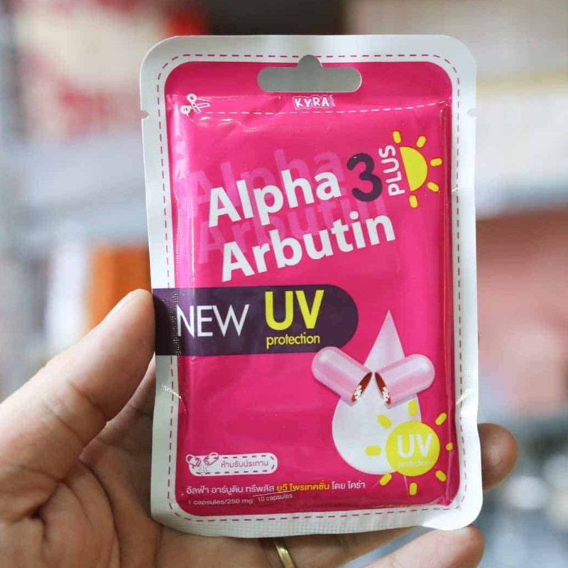 Viên Bột Body Kyra Alpha Arbutin 3 Plus New UV Protection Túi 10 Viên